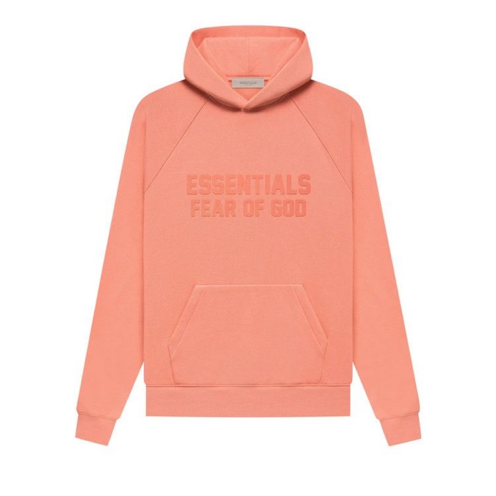 Fear of God Essentials Hoodie - Coral